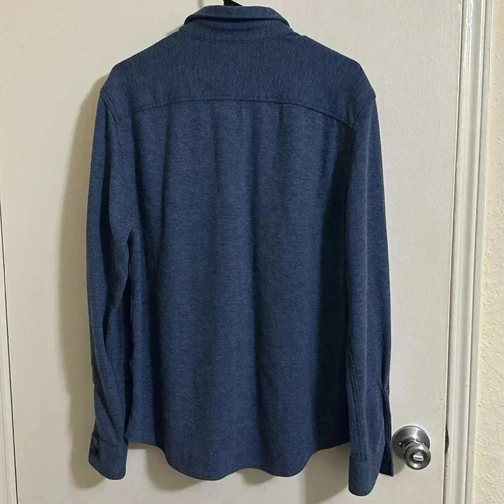 EUC American Eagle Thick Flannel Shacket Button Down Shirt - Picture 3 of 3